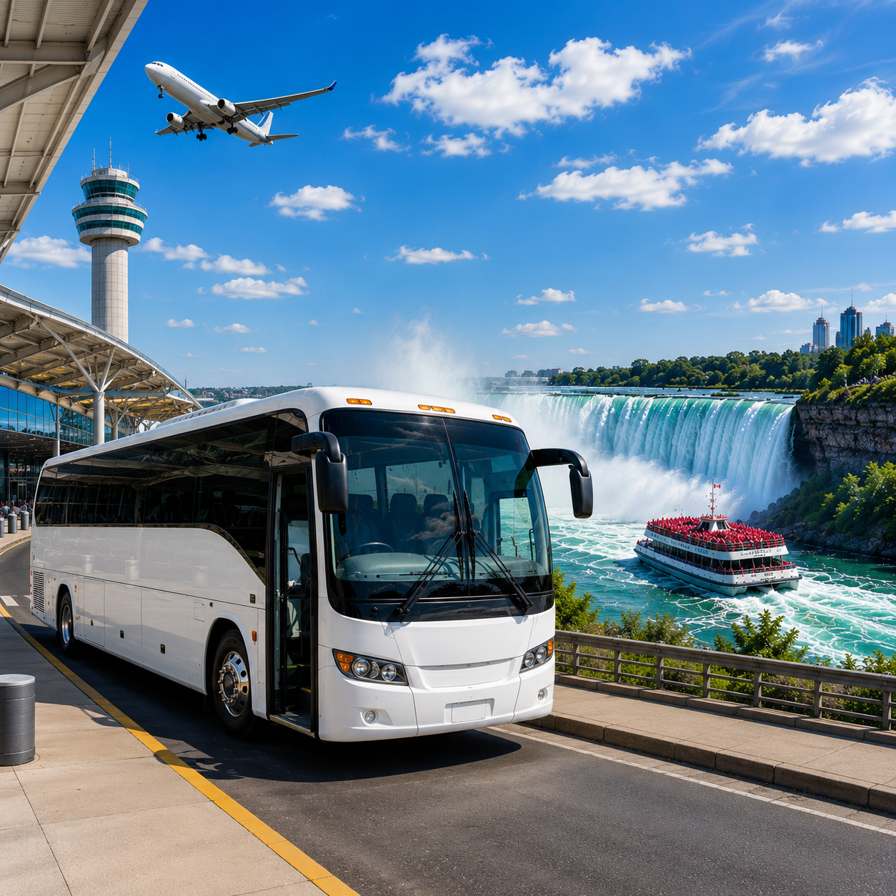 Airport Shuttle at Niagara Falls